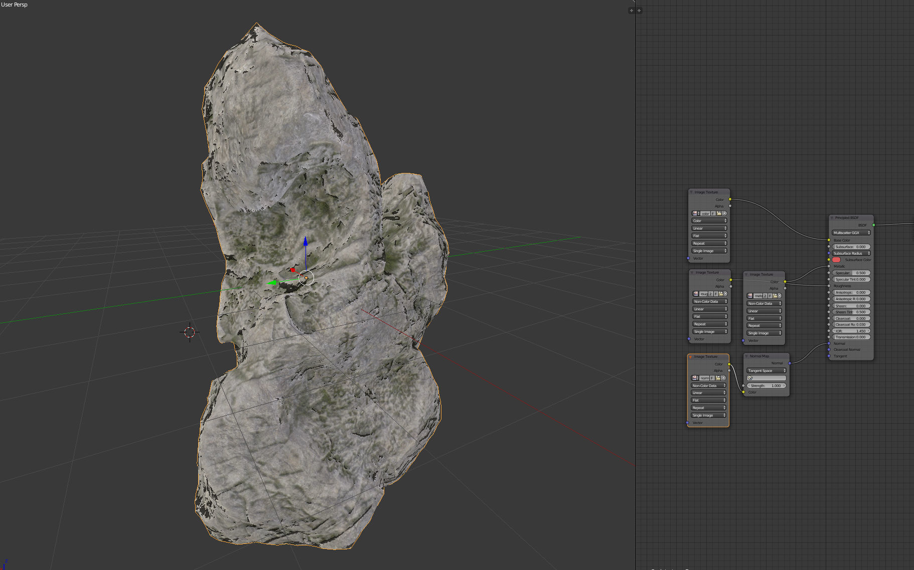 Sculpt stone E 3D model_1