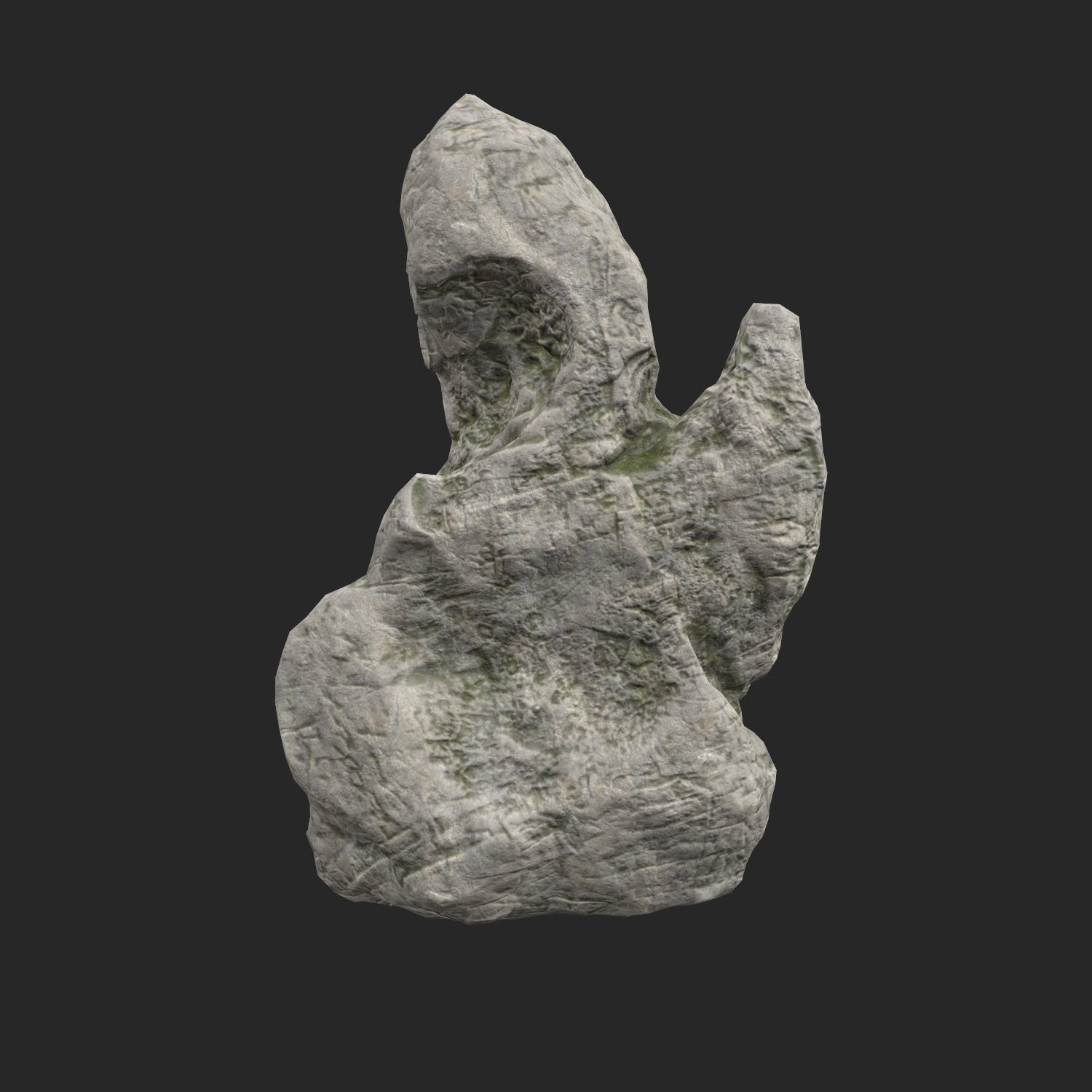 Sculpt stone E 3D model_3