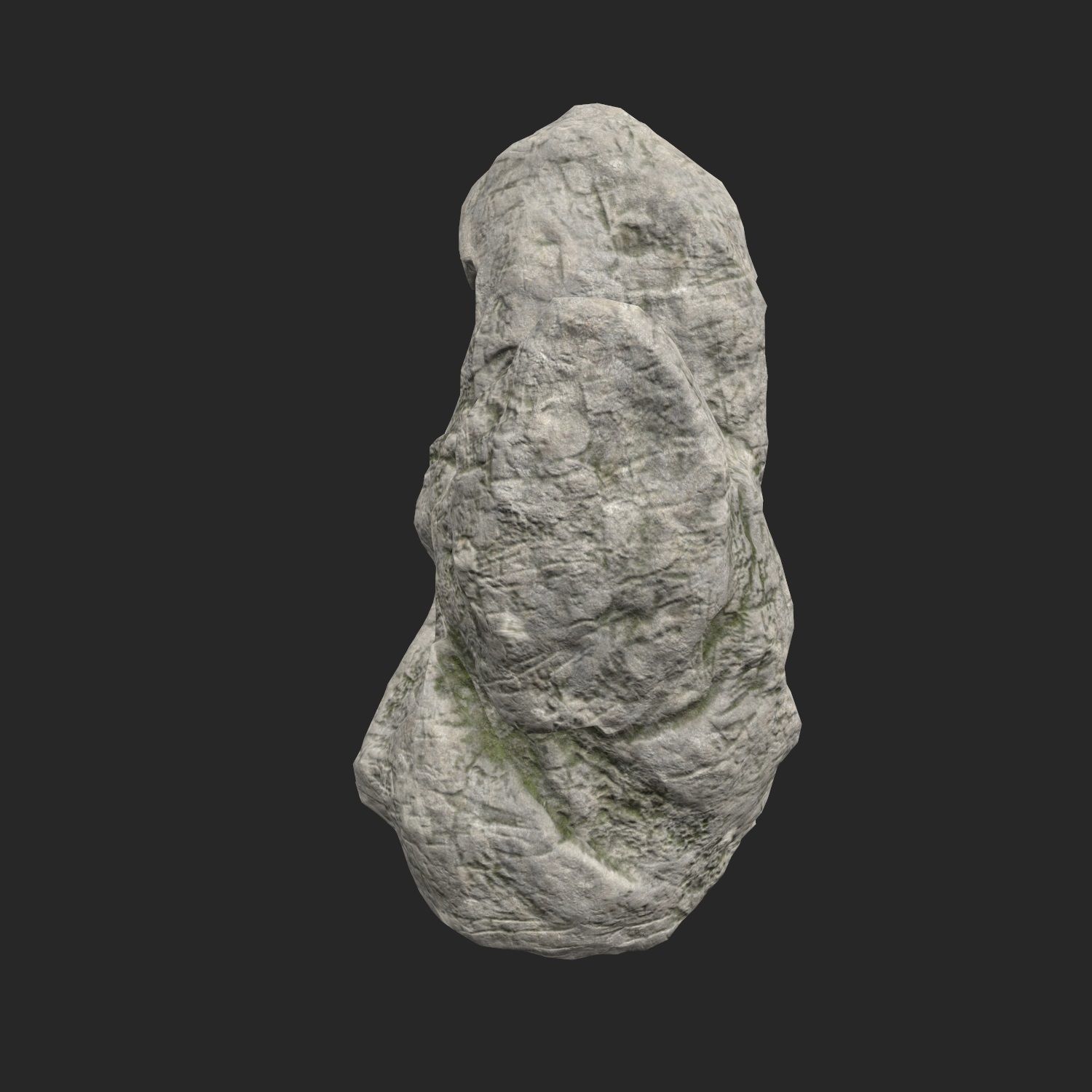 Sculpt stone E 3D model_4