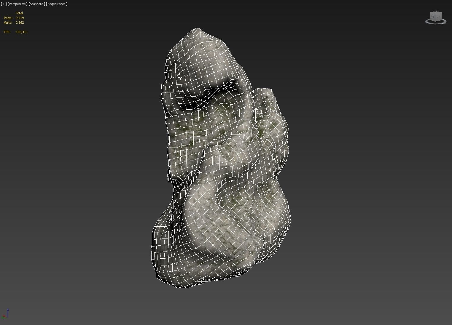 Sculpt stone E 3D model_10