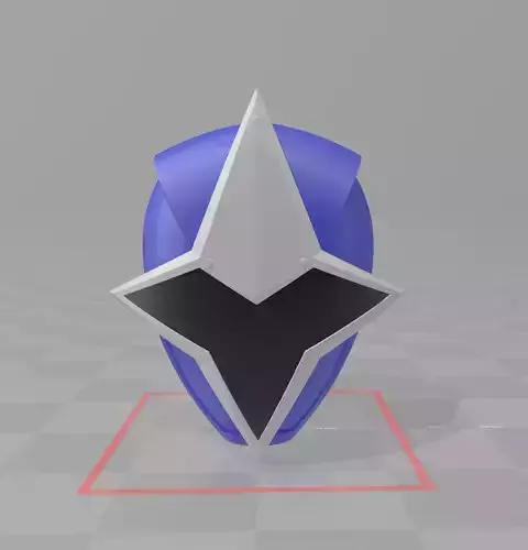 Power Rangers Blue Ninja Steel Ranger Ninninger Helmet 3D print model