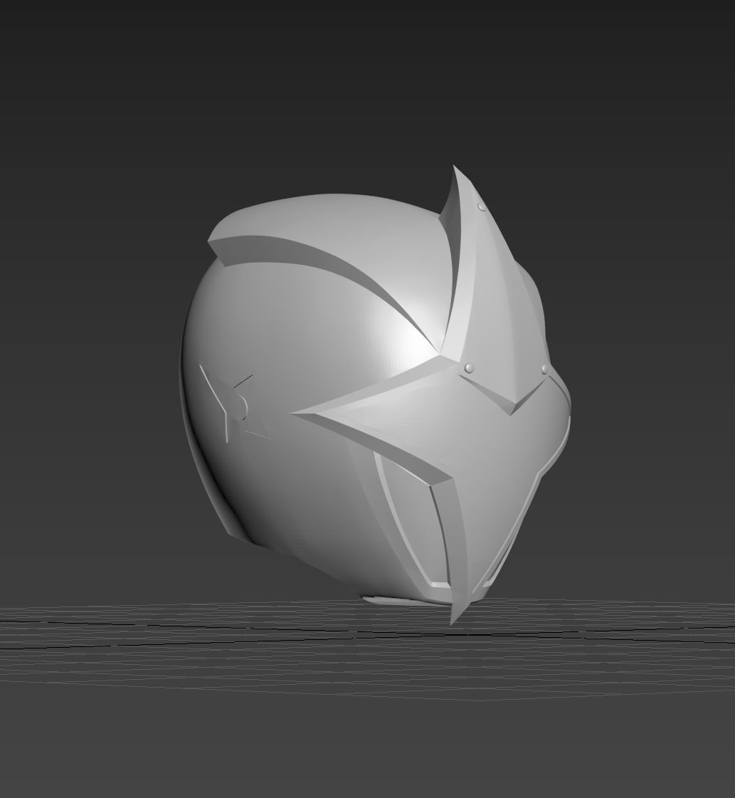 Power Rangers Blue Ninja Steel Ranger Ninninger Helmet 3D print model_7