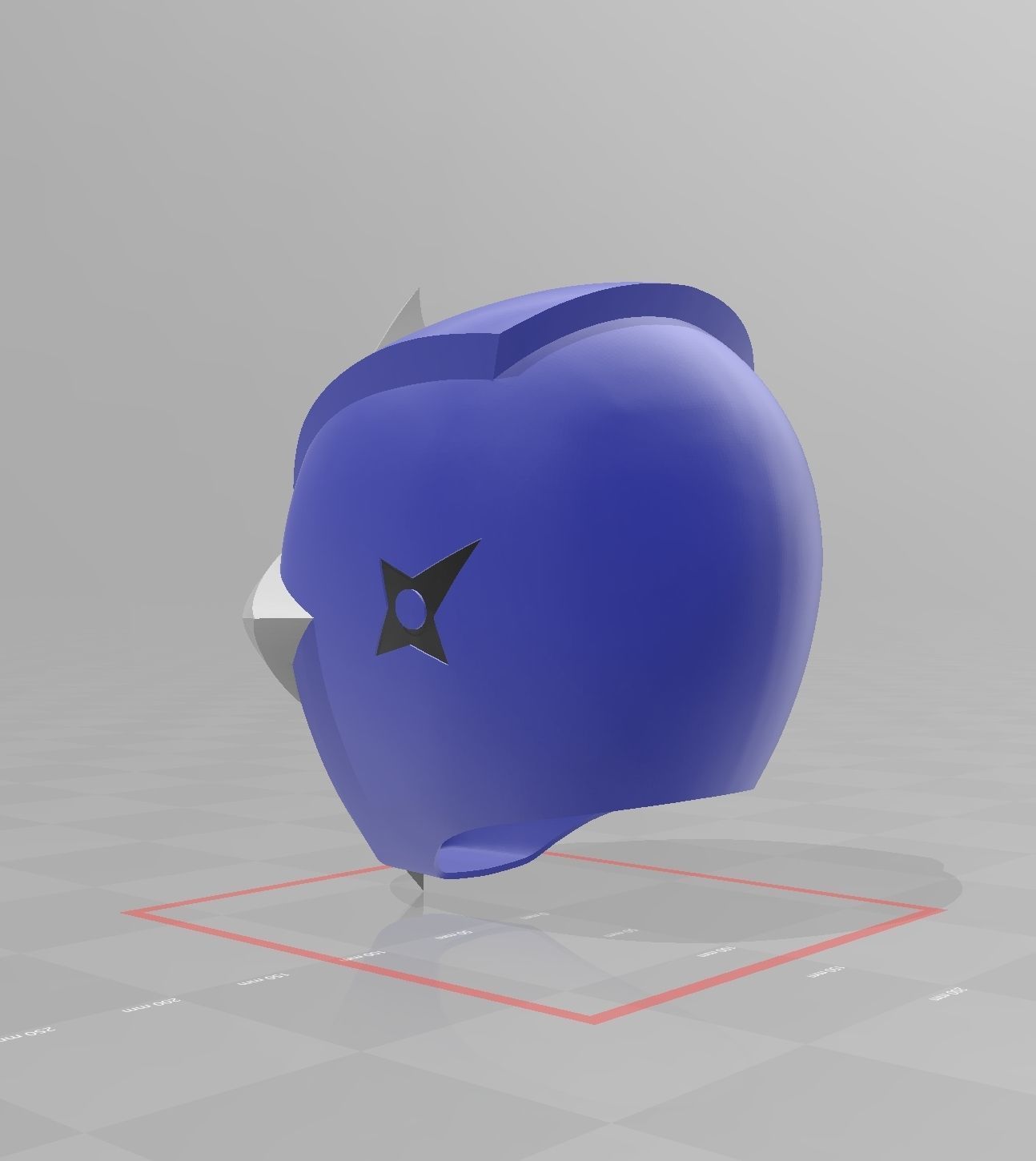 Power Rangers Blue Ninja Steel Ranger Ninninger Helmet 3D print model_3