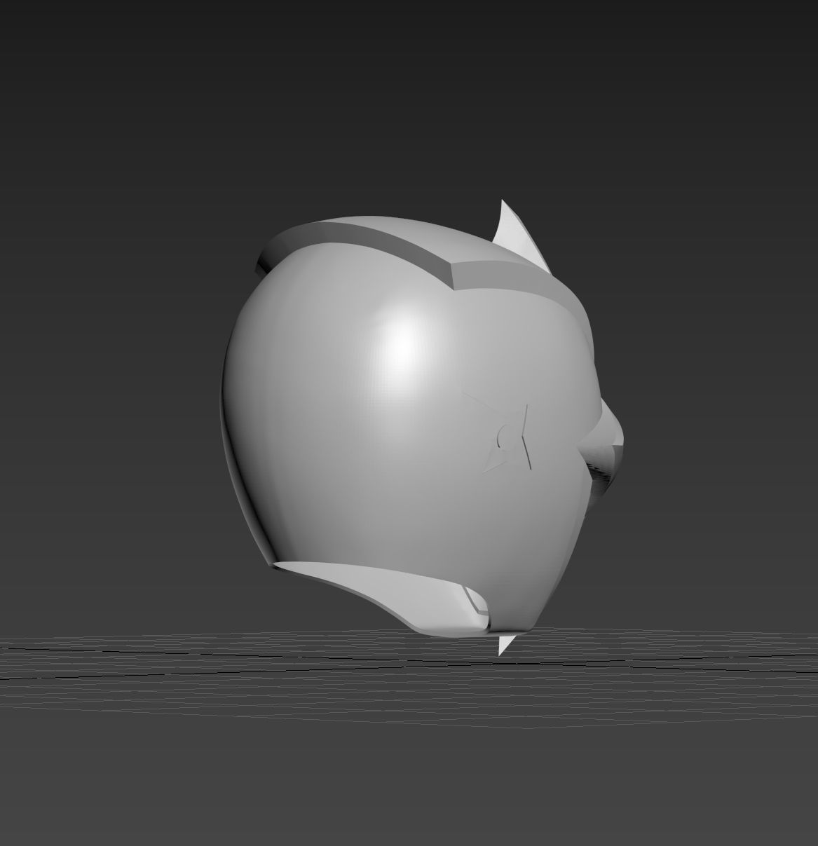 Power Rangers Blue Ninja Steel Ranger Ninninger Helmet 3D print model_9