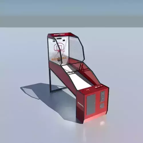 Arcade Basketball Game Machine 3D model