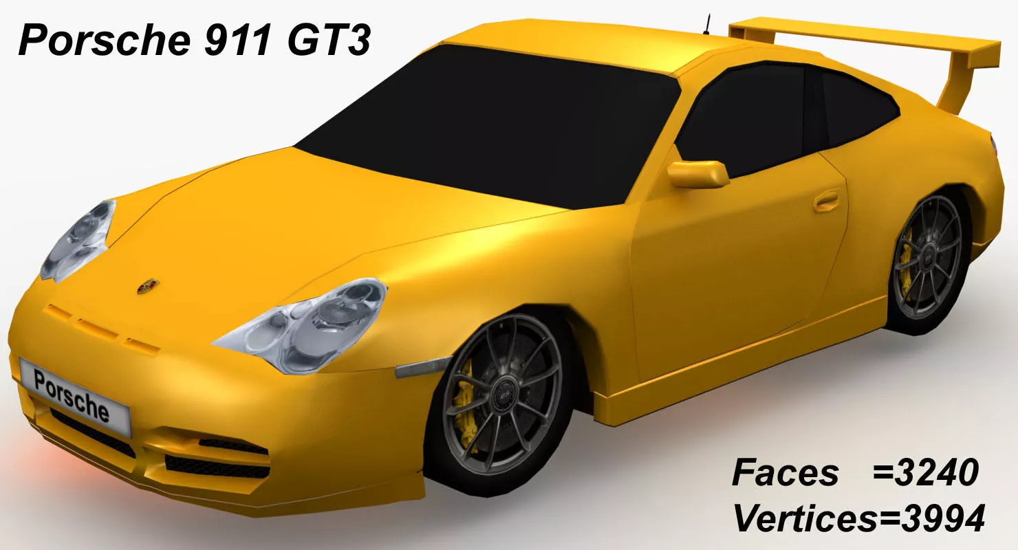 Porsche 911 GT3 3D model