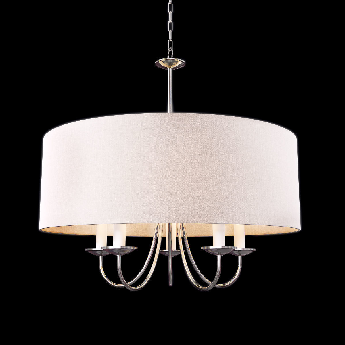 3d Model Home Decorators Collection 5 Light Polished 1