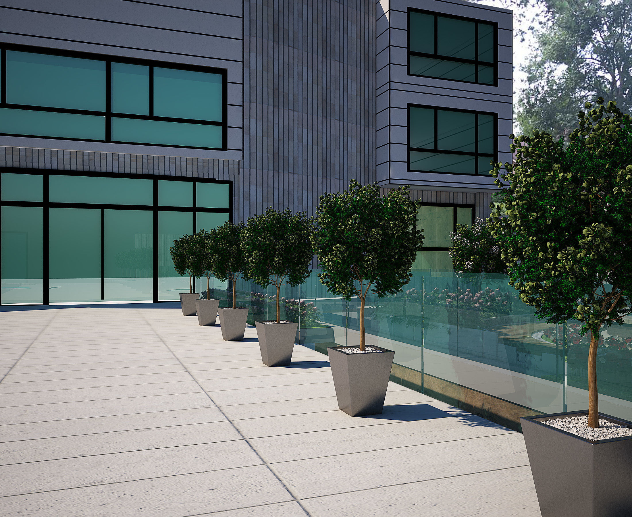 Garden landscape 3d model  3D model_3