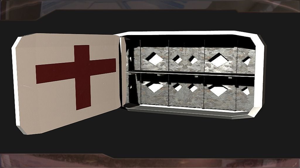 MEDIC PACK Low-poly 3D model_2