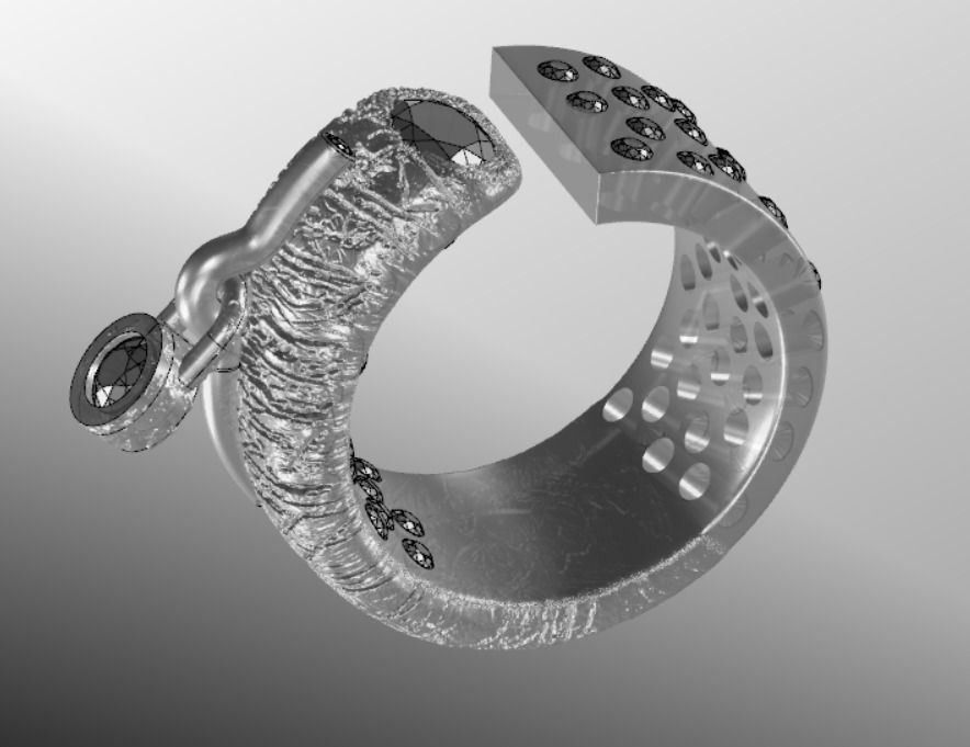 Ring ak 2 3D print model_19