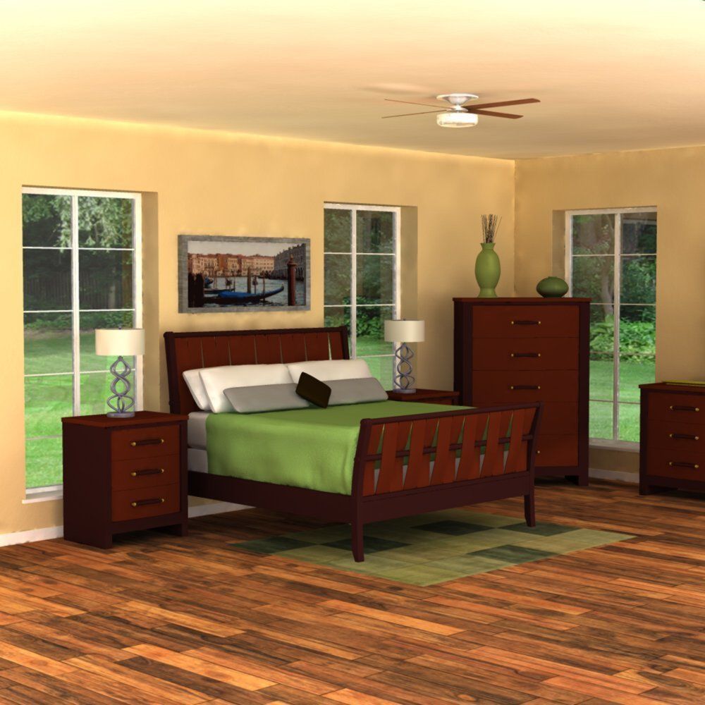 Upscale Bedroom 3D model_1
