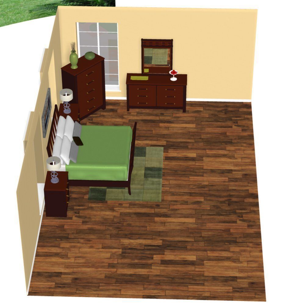 Upscale Bedroom 3D model_4