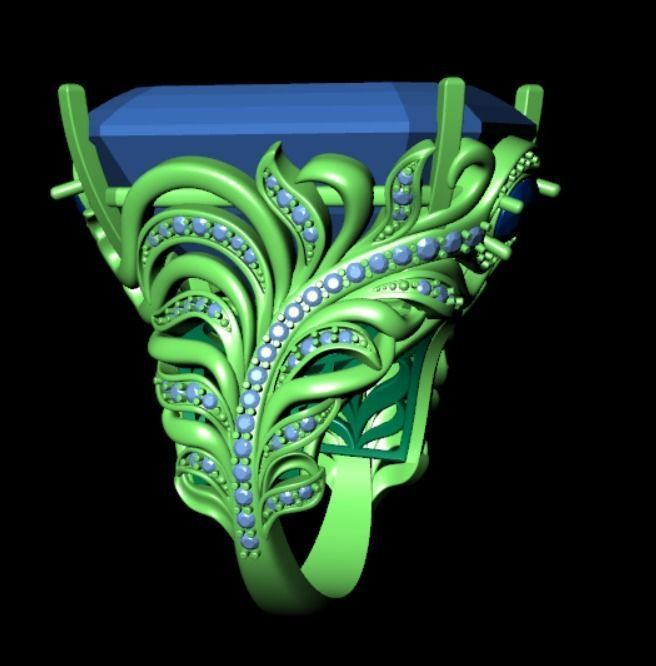 Ring ak 3 3D print model_12