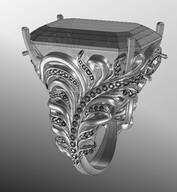 Ring ak 3 3D print model_16