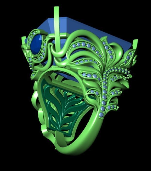 Ring ak 3 3D print model_13