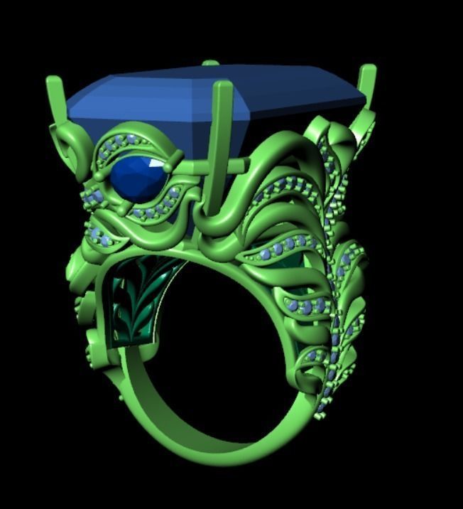 Ring ak 3 3D print model_11