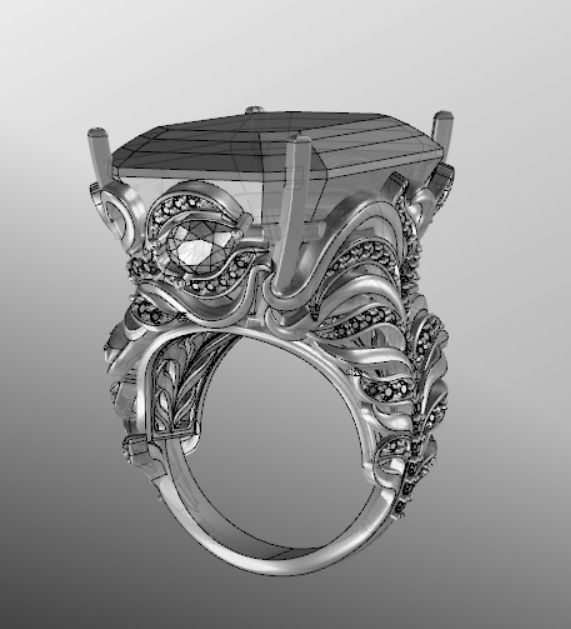 Ring ak 3 3D print model_18
