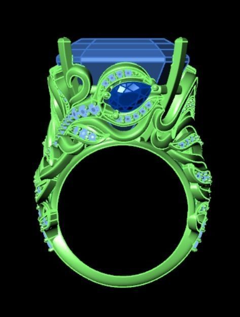 Ring ak 3 3D print model_7