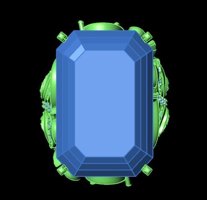 Ring ak 3 3D print model_8