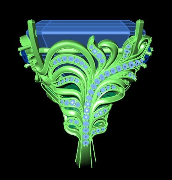 Ring ak 3 3D print model_9