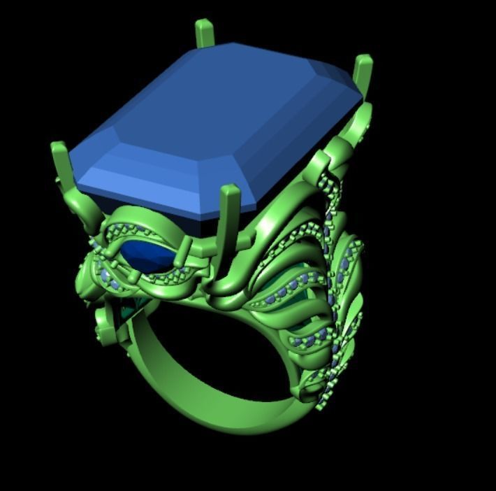 Ring ak 3 3D print model_10