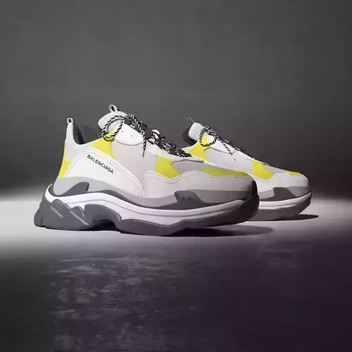 balenciaga triple s 3D model