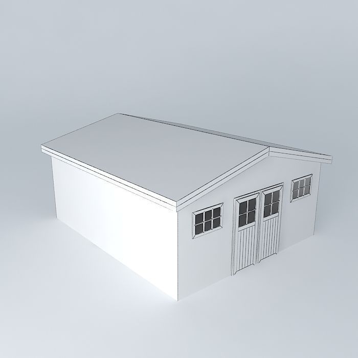 Decochalet-2015 - Chalet 5.10m x 6.00m Free 3D model_3