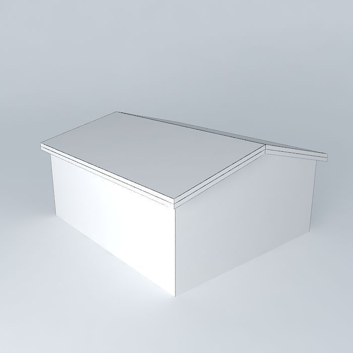 Decochalet-2015 - Chalet 5.10m x 6.00m Free 3D model_4