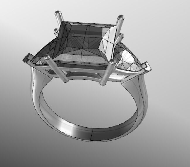 Ring ak 7 3D print model_17