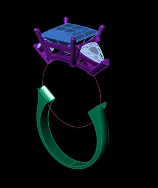 Ring ak 7 3D print model_7