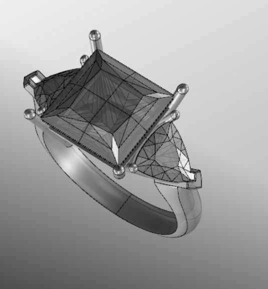 Ring ak 7 3D print model_15