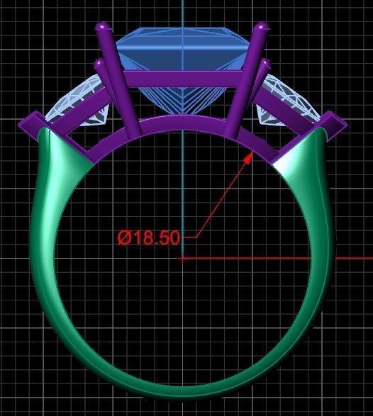 Ring ak 7 3D print model_6