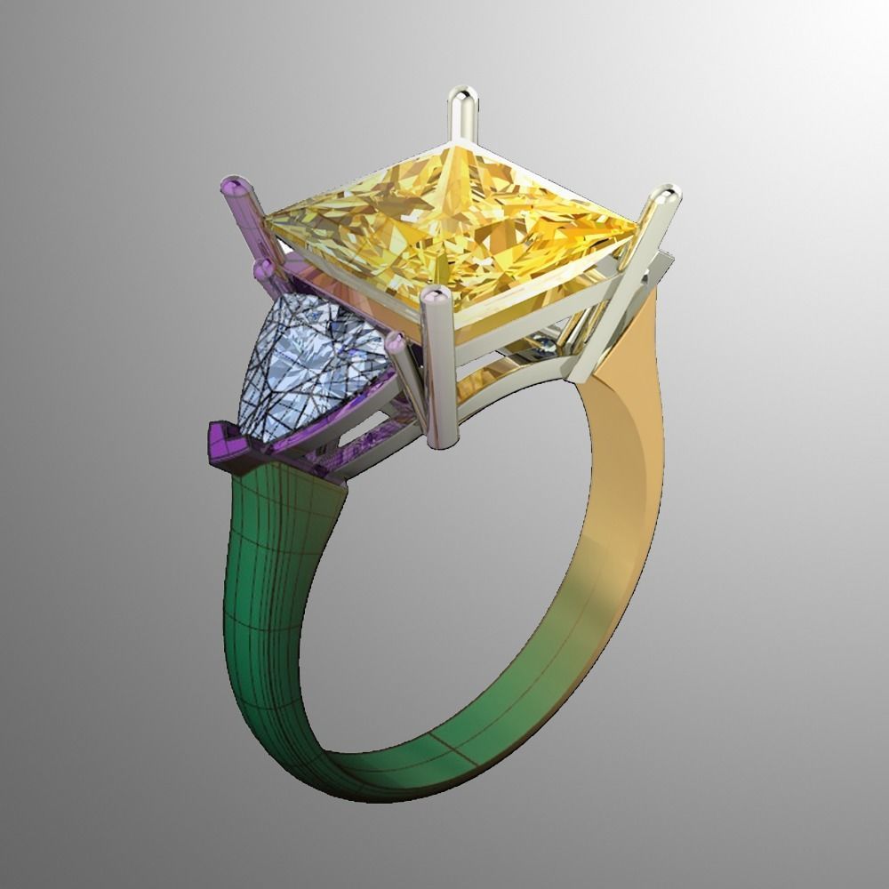 Ring ak 7 3D print model_1