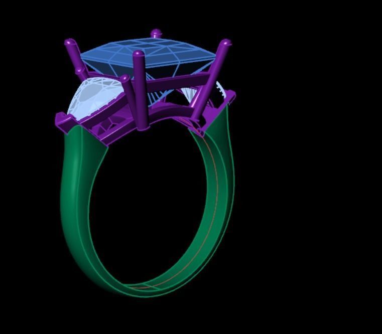 Ring ak 7 3D print model_12