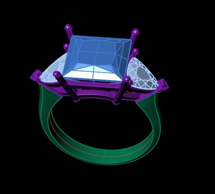 Ring ak 7 3D print model_13