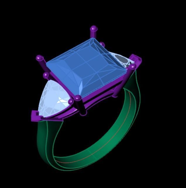 Ring ak 7 3D print model_11