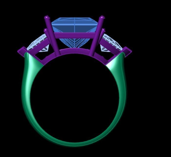 Ring ak 7 3D print model_9