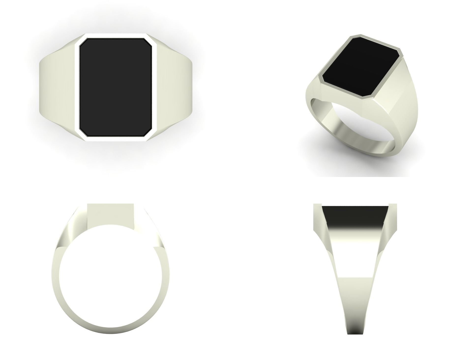 Ring ak 8 3D print model_3