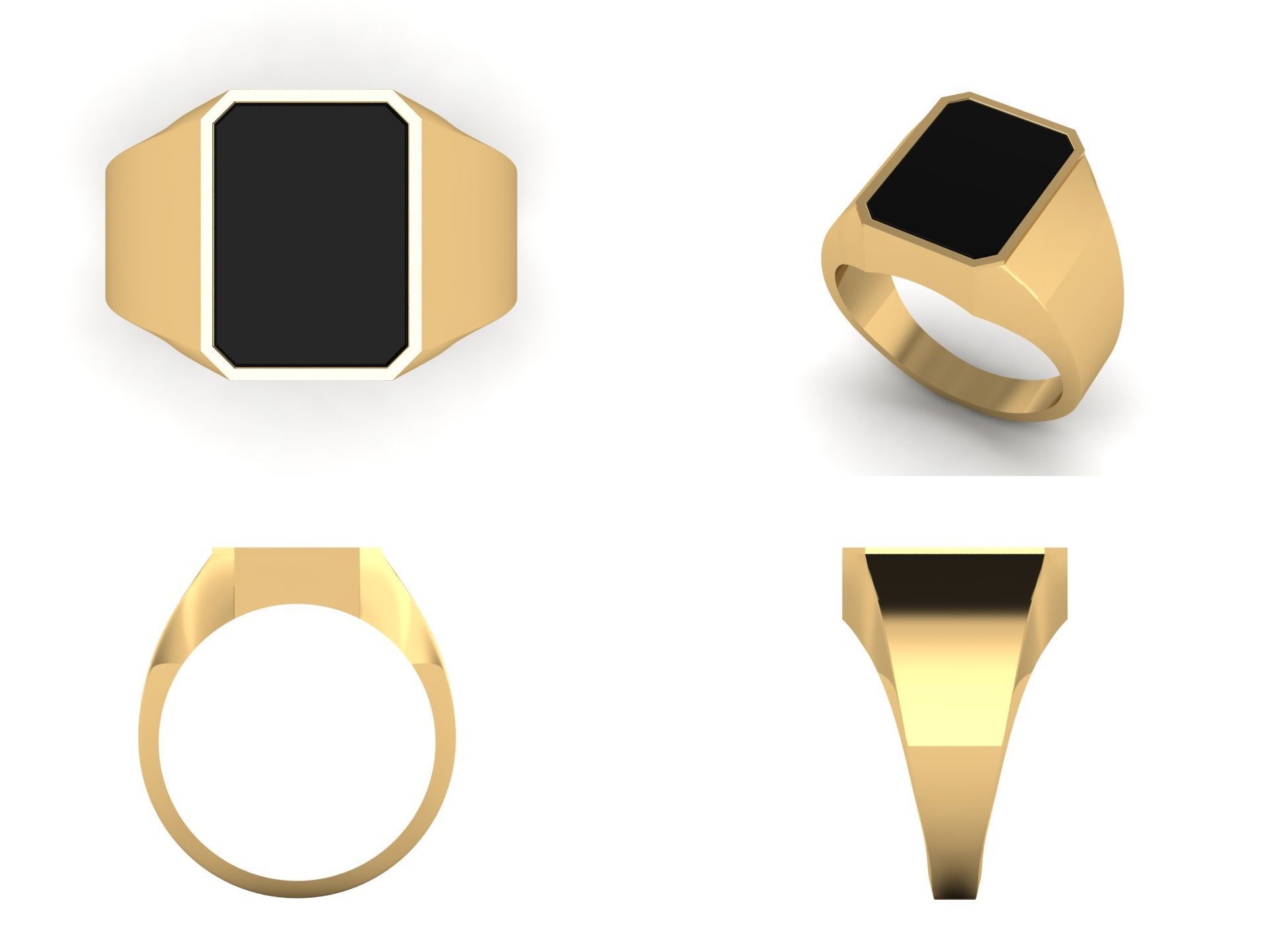 Ring ak 8 3D print model_2