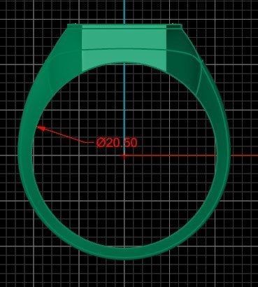 Ring ak 8 3D print model_4