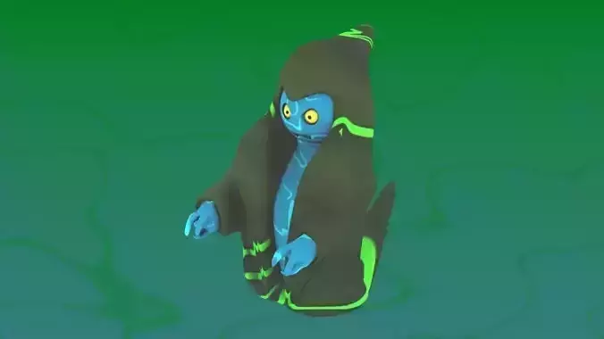 3D Ghost creature Fantasy