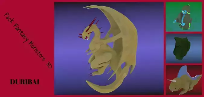 3D Pack Fantasy Monster