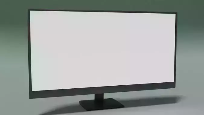 3D Computer Screen LOW POLY Game Ready