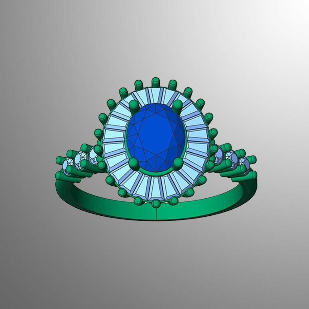 Ring akr 4 3D print model_2