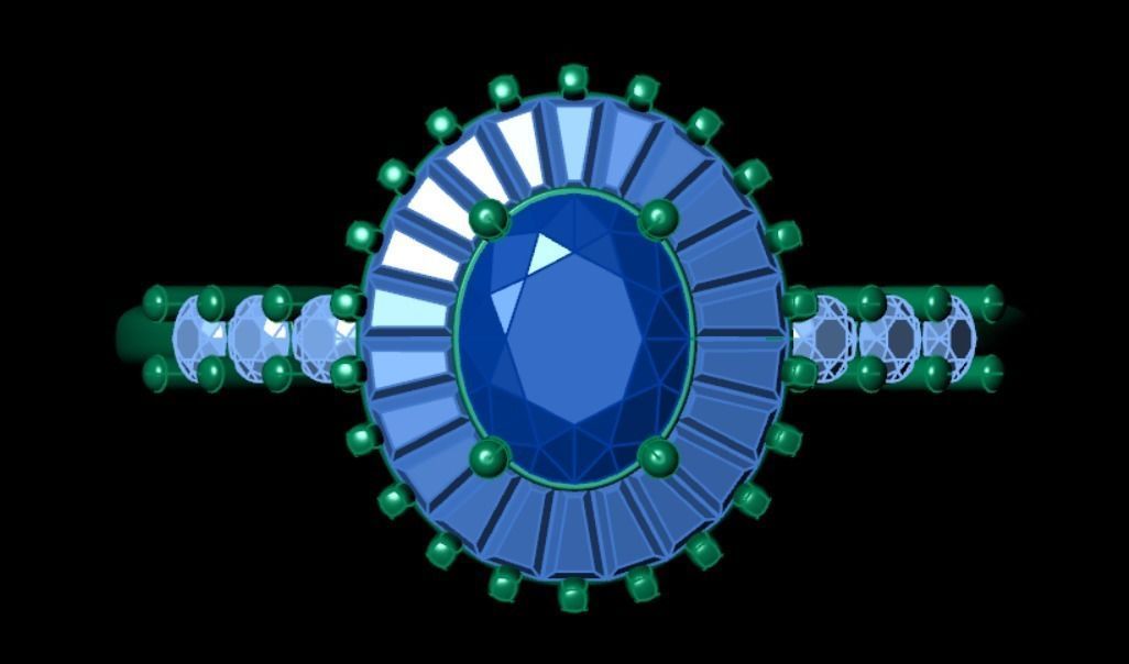 Ring akr 4 3D print model_9