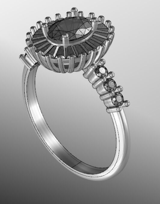 Ring akr 4 3D print model_16