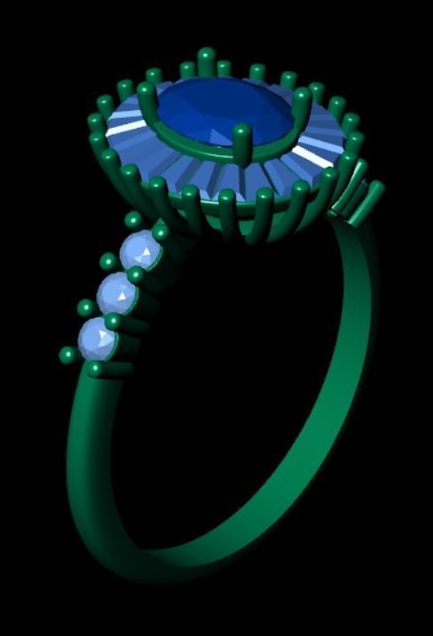 Ring akr 4 3D print model_14