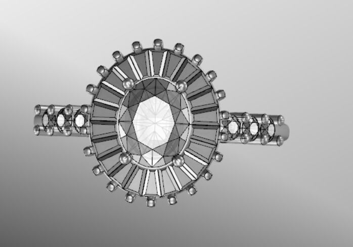 Ring akr 4 3D print model_21