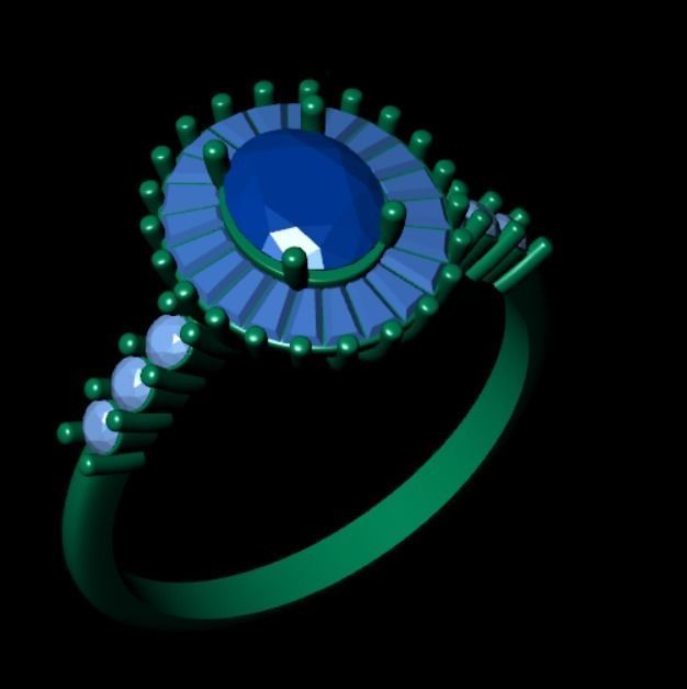 Ring akr 4 3D print model_12