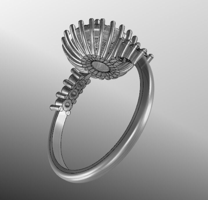 Ring akr 4 3D print model_19